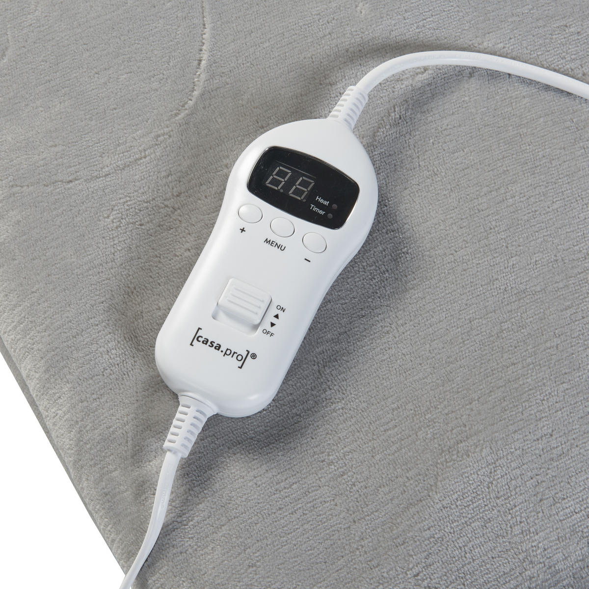 PŘIKRÝVKA Archi - světle šedá, textil (180/130cm) - [en.casa]