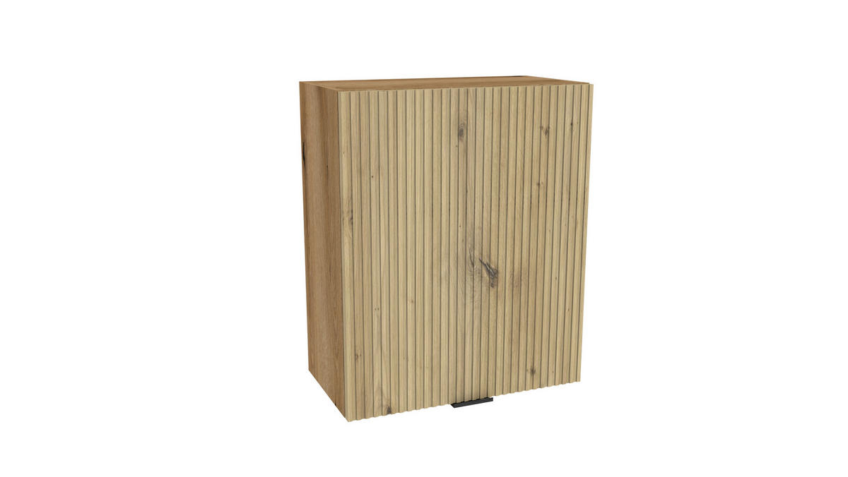 WINKELKÜCHE 240x180 cm mit Arbeitsplatte- SIMPLY Z14 - in Grau Hochglanz / Eiche Rille - Eichefarben/Grau, Holz/Holzwerkstoff (420/212/53cm)