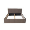 POLSTERBETT Dalas Sahara 200 x 200 x 40 cm Stauraum ohne hydraulische Funktion Mit hochwertiger Matratze H2 (bis 100 kg) und Lattenrost - Sahara, Holz (200/200cm) - Halmon Schlafkomfort Betten 