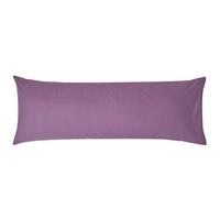 SEITENSCHLÄFERKISSENBEZUG Perkal, Fadendichte 200, 48/136 cm - Lila, Textil (50/140cm) - Homescapes