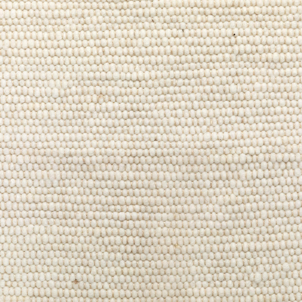 Thumbnail - Steffensmeier Flachgewebeteppich, Weiß, Naturmaterialien, Uni, Quadratisch, 160x160 cm, beidseitig verwendbar, Teppiche ...