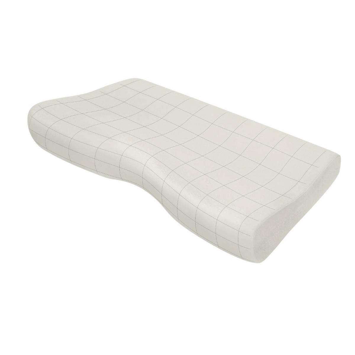 NACKENSTÜTZKISSEN, DE LUXE ERGONOMISCH 60/35 CM - Weiß, Textil (35/60cm) - INPHYSIO
