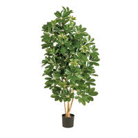 KUNSTBAUM Künstliche Schefflera - Omer 170 cm - Naturfarben, Kunststoff (170cm) - aplanta