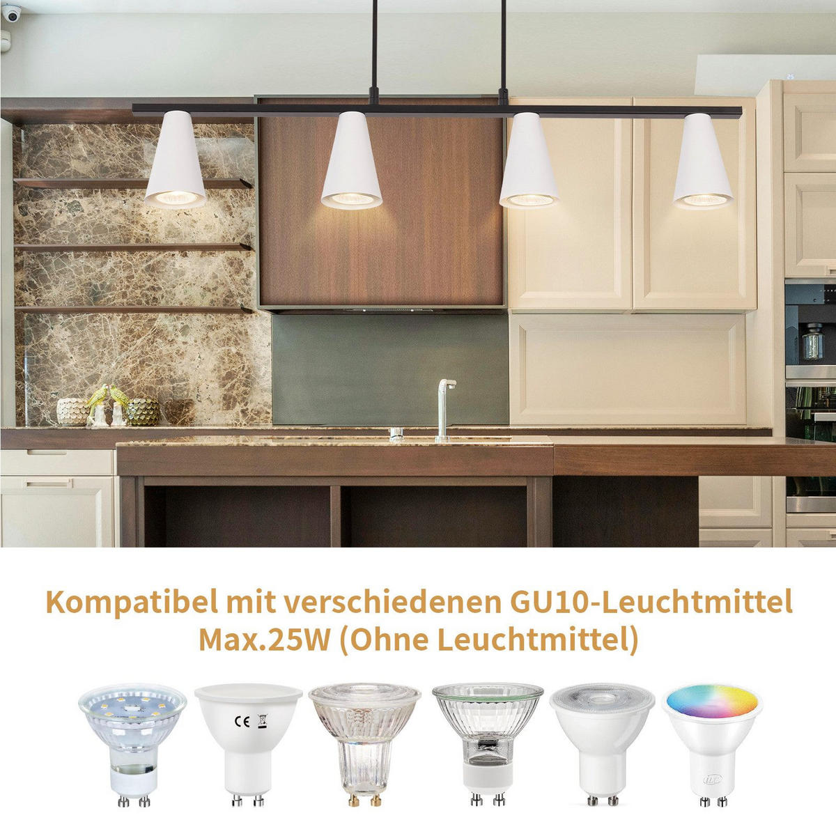 PENDELLEUCHTE Luke 70/7/160 cm - Weiß, Metall (70/7/160cm) - ZMH