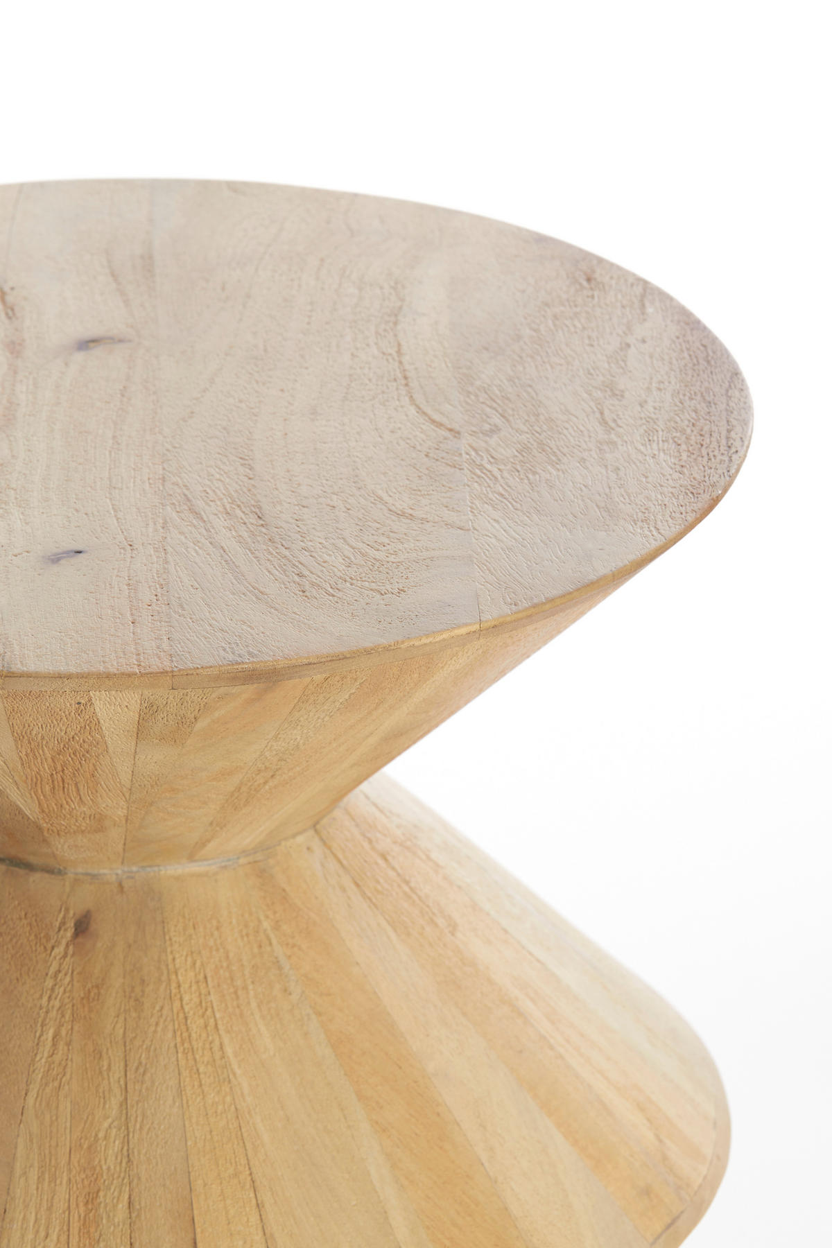 BEISTELLTISCH Larus Braun Ø45/60 cm - Braun, Holz (45/45/60cm) - Light & Living