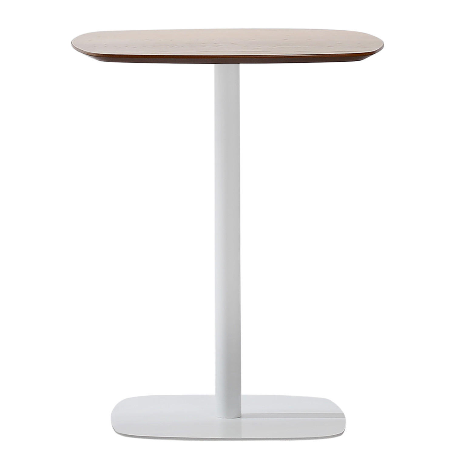 BISTROTISCH - Holzwerkstoff / Metall - Eichefarben/Weiß, Holzwerkstoff/Metall (60/60/74cm) - home24