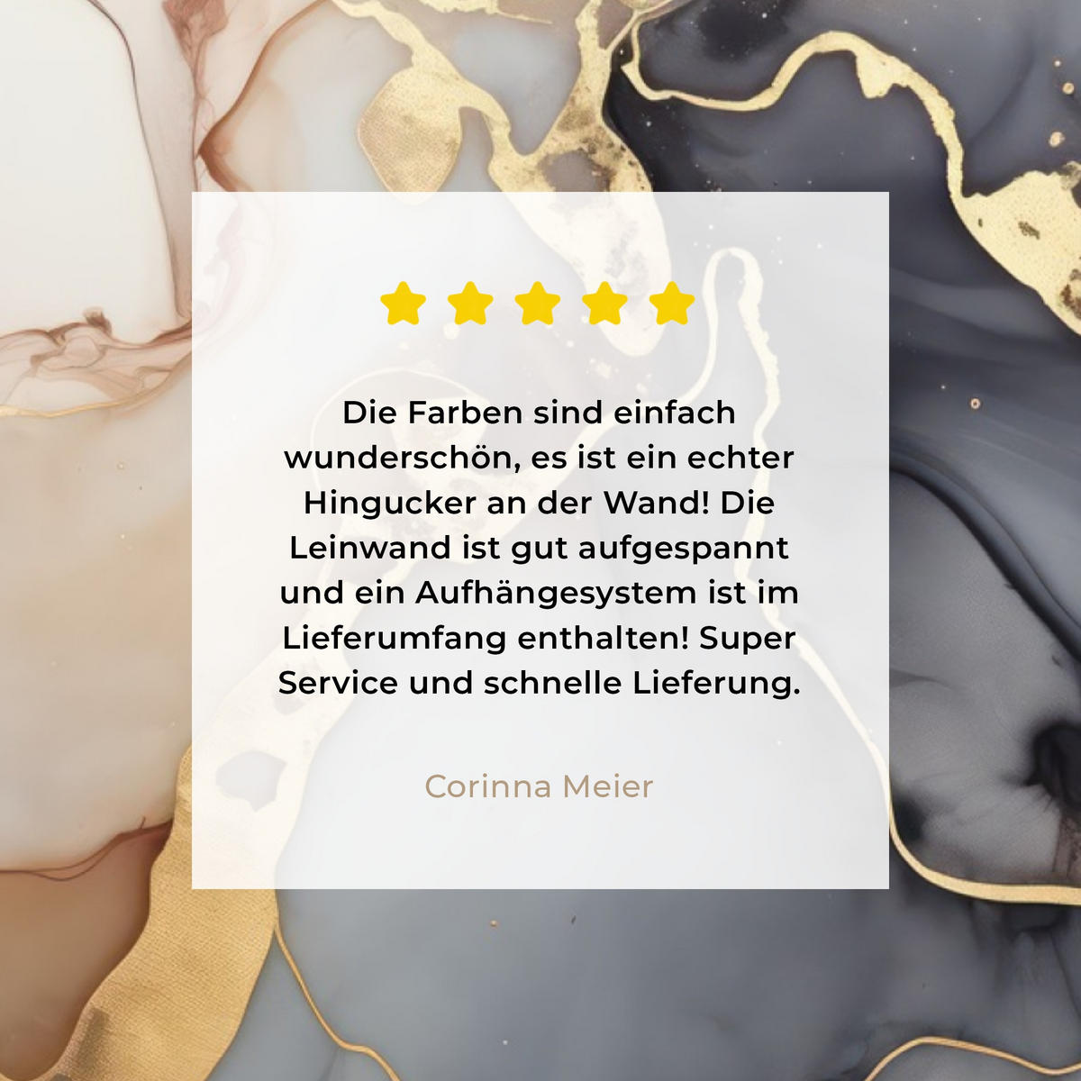LEINWANDBILD Marmor - Schwarz - Gold - Weiß 60x80 cm - Dunkelgrau, Textil (60/80cm) - MuchoWow