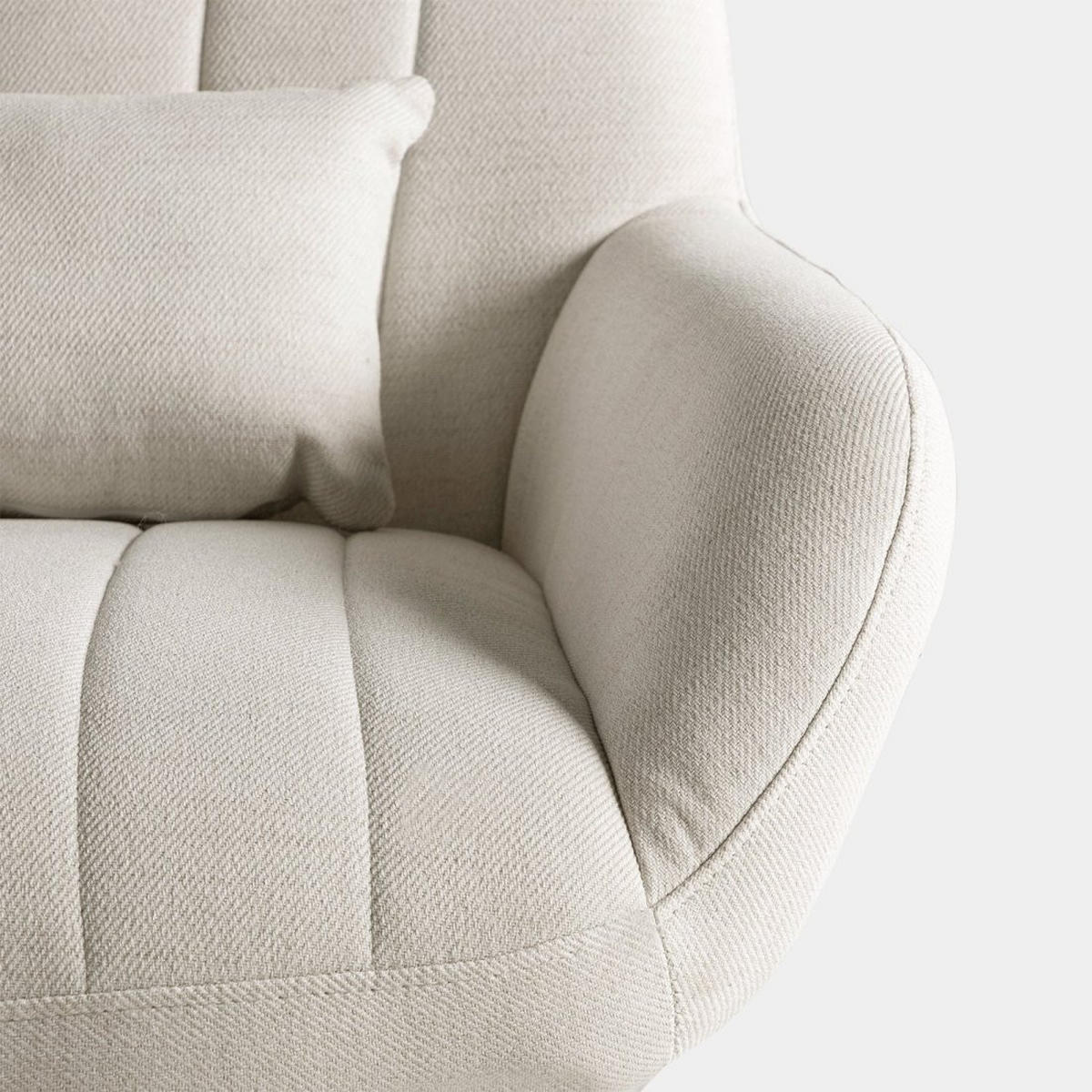 DREHSTUHL Freya Beige 73 cm x 87 cm - Beige, Textil (73/87/81cm) - Klast Home