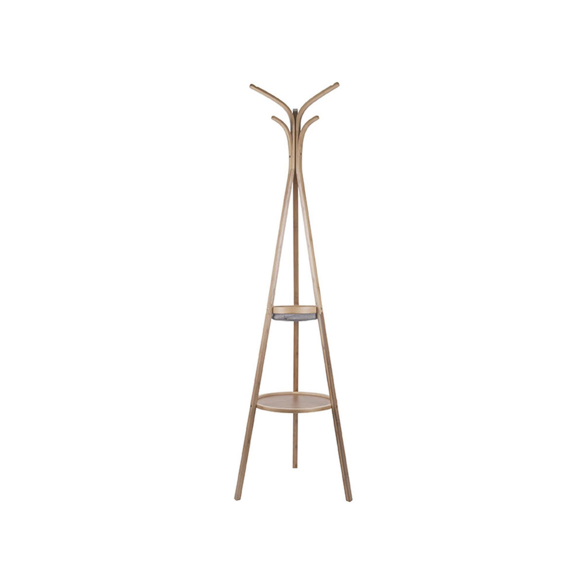 KLEIDERSTÄNDER Native Braun 49/49/170 cm - Braun, Naturmaterialien (49/170/49cm) - Leitmotiv