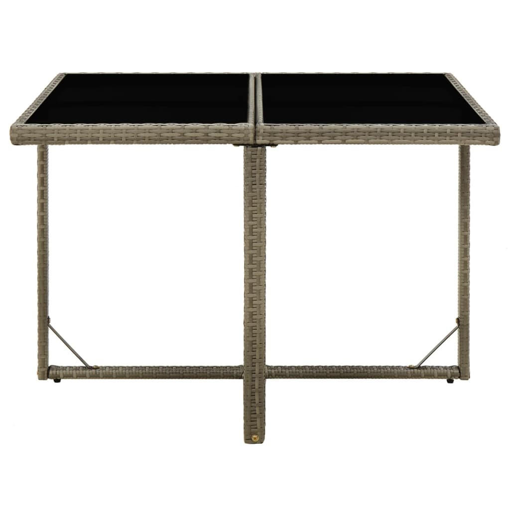 GARTENTISCH Tischlin 107/74/109 cm - Grau, Naturmaterialien (109/107/74cm) - ZMH
