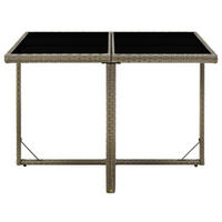 GARTENTISCH Tischlin 107/74/109 cm - Grau, Naturmaterialien (109/107/74cm) - ZMH