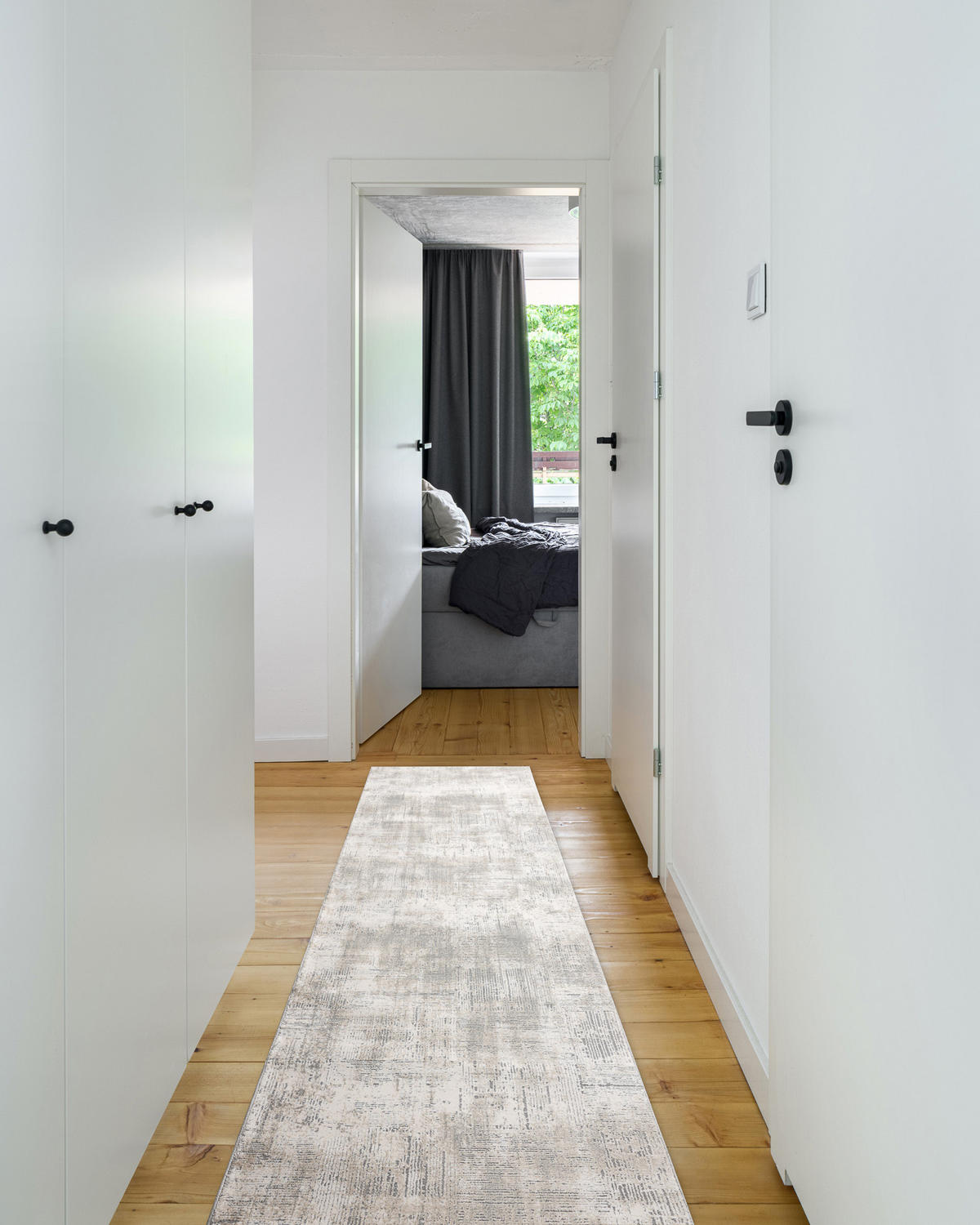 TRAVERSA TULS 51231 Vintage fildeş / gri 70 cm 70/100 cm - gri, material textil (70/100cm) - rugsX
