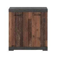 2-TÜRIGES Sideboard mit abnehmbarem Regal L80cm - Bristol - Wildeiche, Holzwerkstoff (34.9/89.9/80cm) - Calicosy