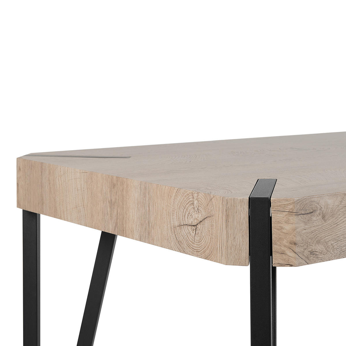 ESSTISCH 130/80/75 cm Rechteckig Cambell - Hellbraun, Holzwerkstoff (130/80/75cm) - Beliani