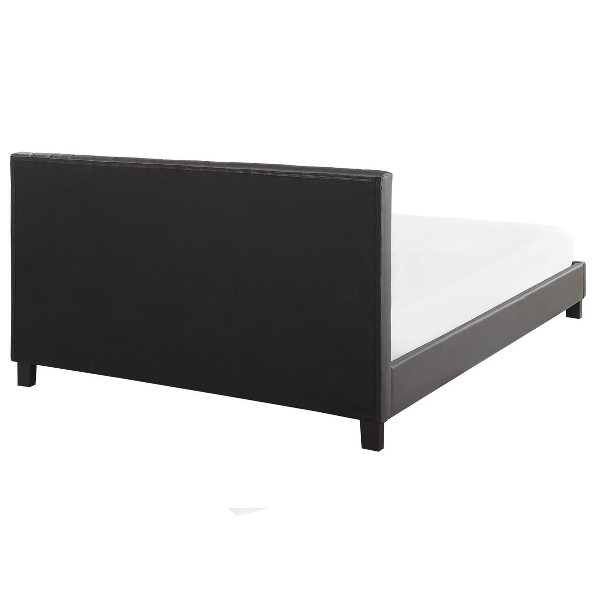BETT 180/200cm Grau Poitiers - Grau, Textil (180/200cm) - Beliani