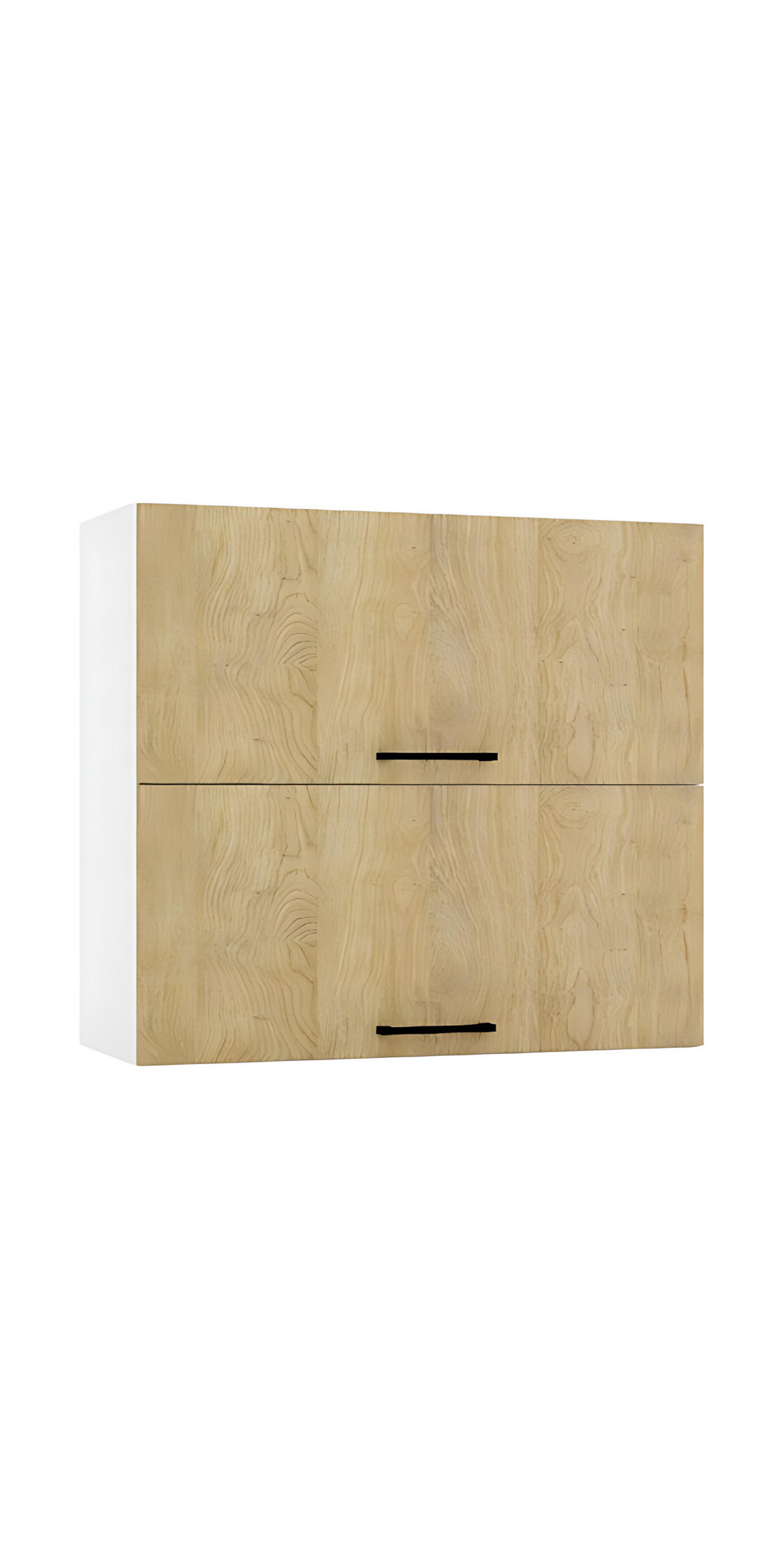 HÄNGESCHRANK W80GRF/2 - Dnoria - Funktionales Design Konzept - Eiche Artisan, Holz/Metall (80/72/30cm) - ROYAL24_MARKT
