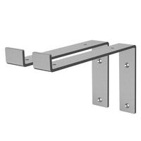 REGALHALTERUNG - Grau, Metall (17/4/25.5cm) - ML-DESIGN