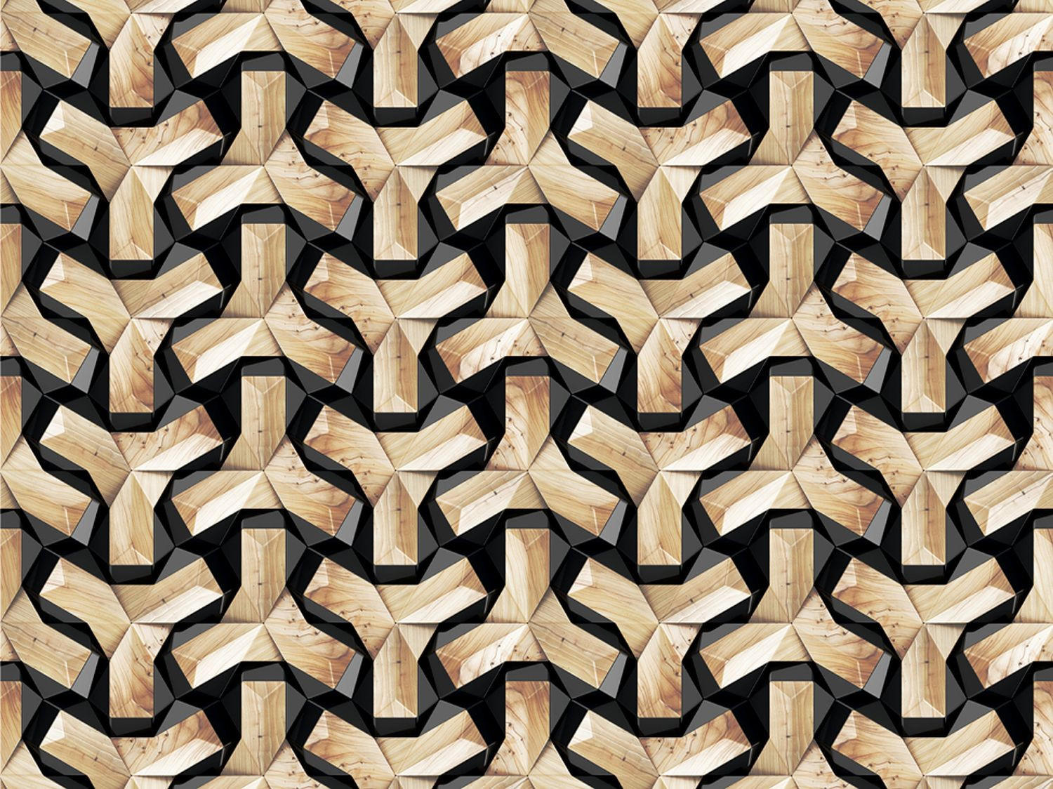 FOTOTAPETE figurative Motive 375 x 270 cm - Beige, Papier (375/270cm) - Sanders & Sanders