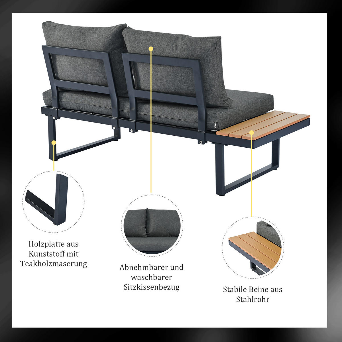 FREIZEITSET Eck Beige+Grau Mit 5-Stufen Liegefunktion - Grau, Textil - FLIEKS