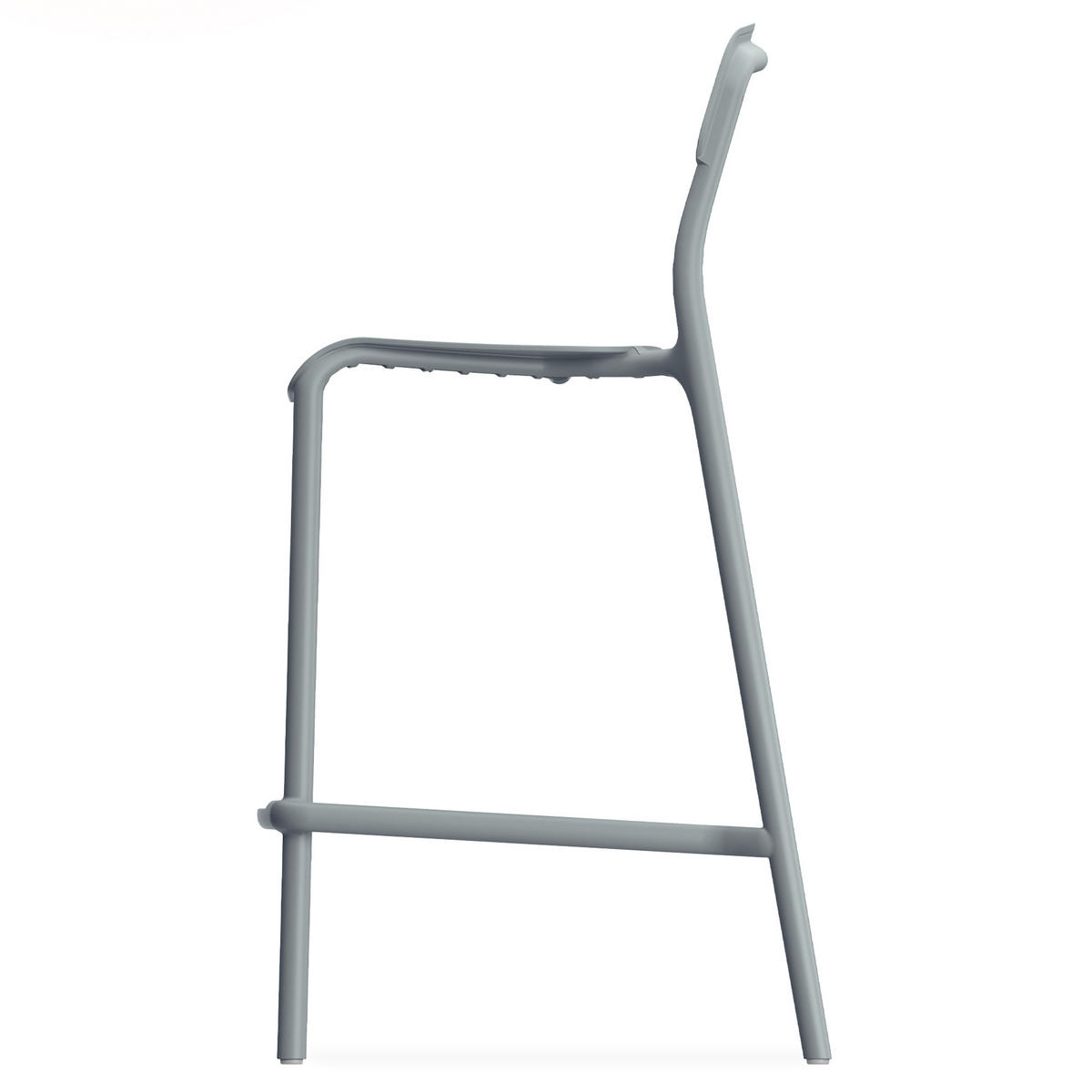 GARTENHOCKER GALIO, 2-er Set - Grau, Kunststoff (52/98.5/54.5cm) - KONSIMO®