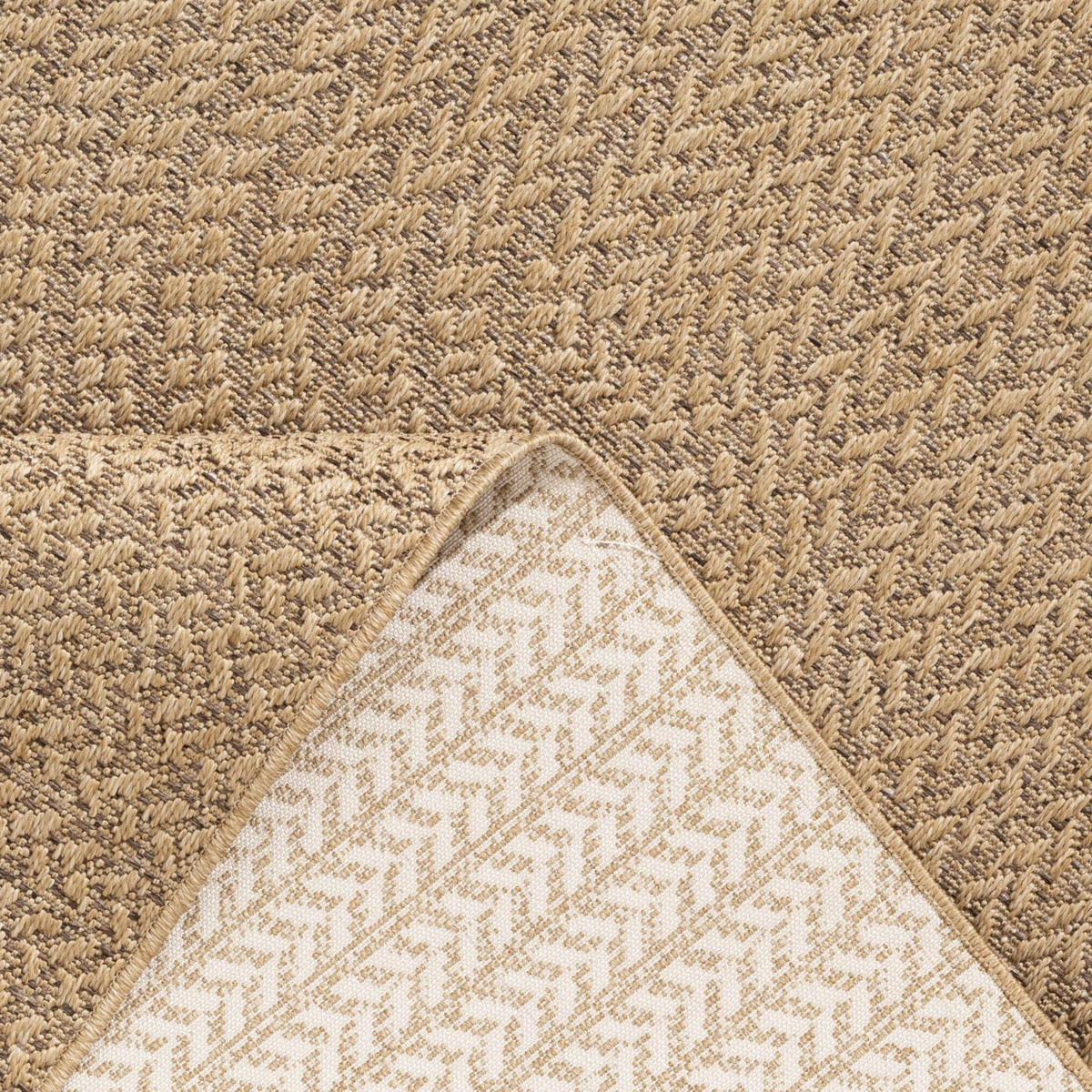 OUTDOORTEPPICH 200/200 cm Waregem 629 - Beige, Kunststoff (200/200cm) - Paco Home