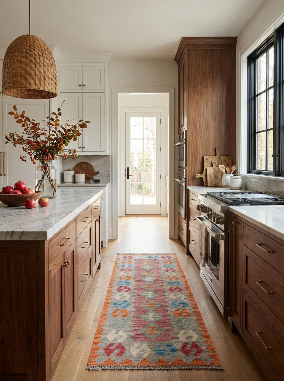 HANDWEBTEPPICH Kelim Gashgai Rosa 191/60 cm Schurwolle - Pink, Textil (60/191cm) - Looma