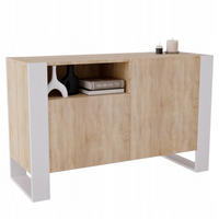 KOMMODE Karo 120/75/43.6 - Weiß/Sonoma Eiche, Holzwerkstoff (120/75/43.6cm) - RAUMHIRSCH FURNITURE