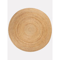 FLACHGEWEBETEPPICH 100/100 cm Goa Rund - Naturfarben, Naturmaterialien (100/100cm) - Steffensmeier
