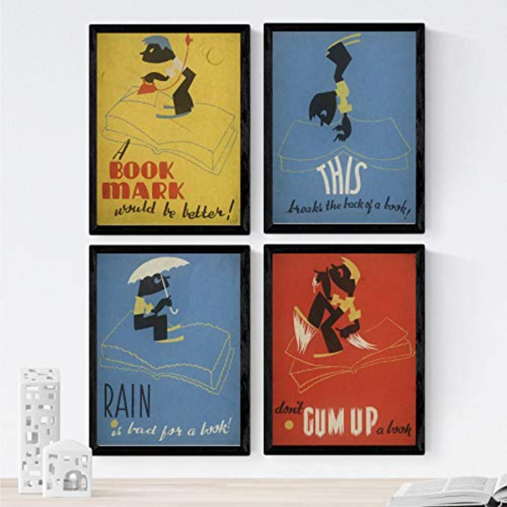Nacnic Poster Schwarz 29.7x3 cm