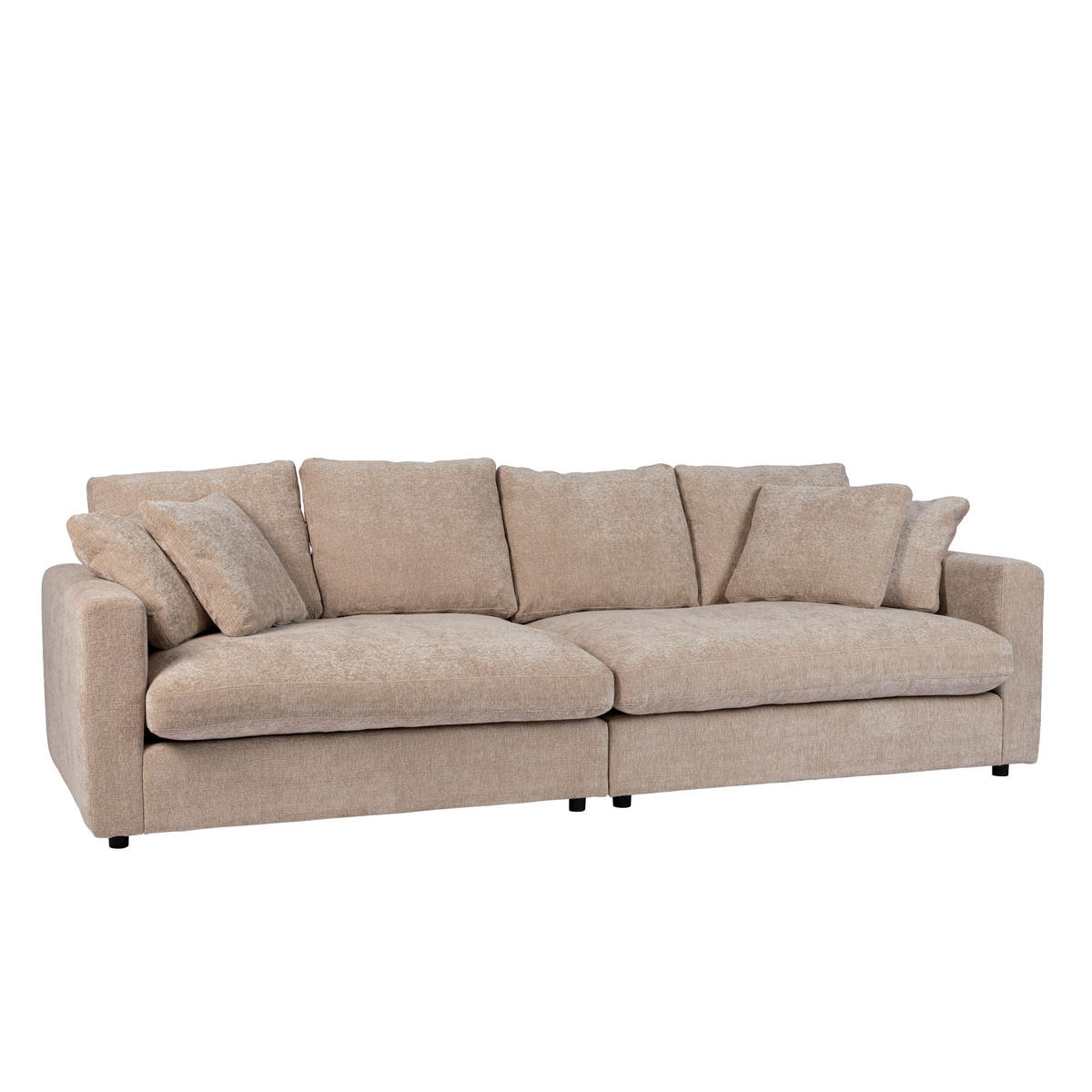 SOFA 3-SITZER Sense Beige - Beige, Textil (266/85/113cm) - Zuiver