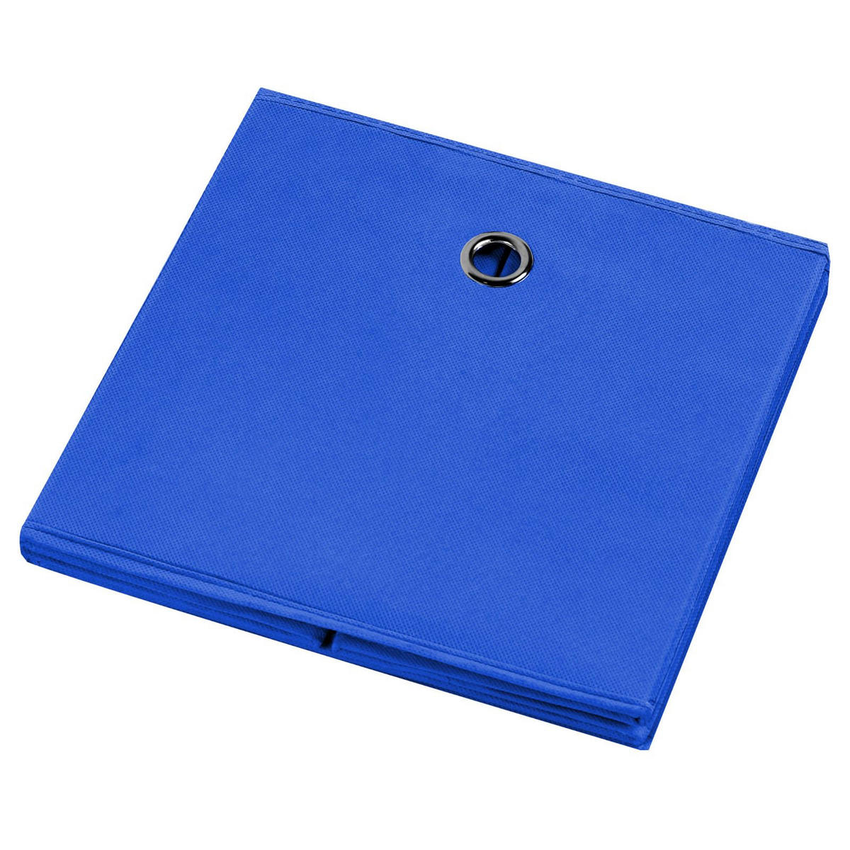 FALTBOX ELA 2ER-SET - Blau, Textil (27/27/27cm) - IDIMEX
