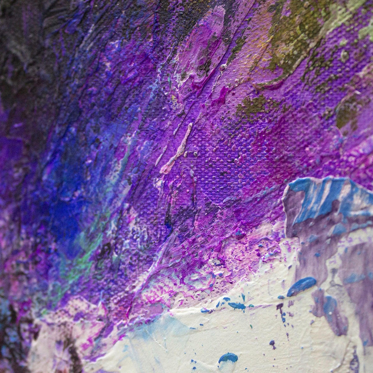 GEMÄLDE Freiflug auf Keilrahmen 100x50 cm - Lila, Holz (100/50cm) - YS-art gallery