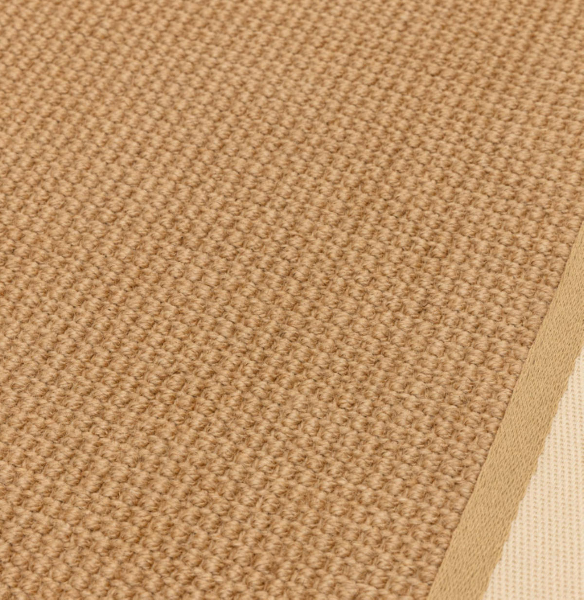 TEPPICH modern Wohn-/Schlafzimmer Naturfaser DORO Weiß 45x75 cm - Weiß, Naturmaterialien (45/75cm) - Novatrend