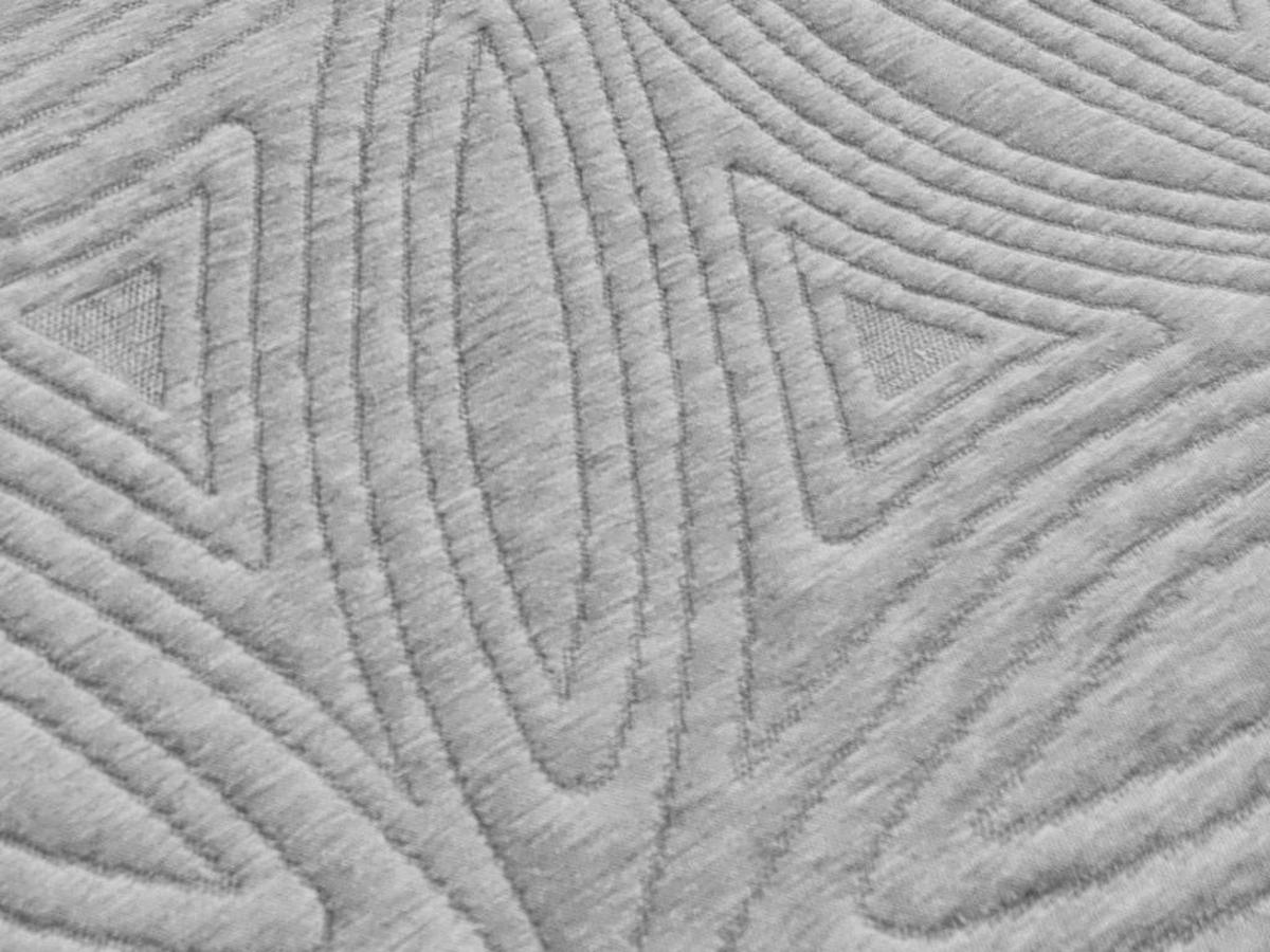 ERGONOMISCHES Kopfkissen fest - Memory Schaum - Mit abnehmbarem Bezug - 38 kg/m³ - 40 x 60 - Grau - VIANCA - Grau, Textil (40/60cm) - Vente-Unique