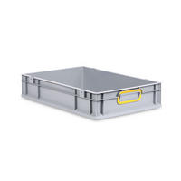 EUROBOX Nextgen Color 12x40x60cm 23 Liter Griffe Gelb Geschlossen - Gelb, Kunststoff (40/12/60cm) - PROREGAL