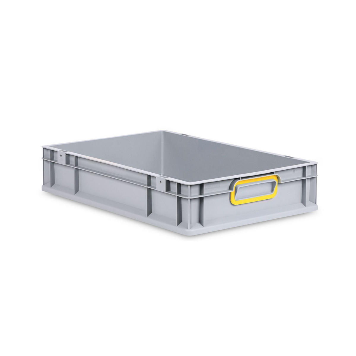 EUROBOX Nextgen Color 12x40x60cm 23 Liter Griffe Gelb Geschlossen - Gelb, Kunststoff (40/12/60cm) - PROREGAL