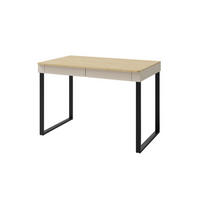 KINDERSCHREIBTISCH LIBU 11 125/63/74,5 in Sandbeige / Geölte Eiche - Eichefarben/Beige, Holzwerkstoff (125/75/63cm) - Deine Möbel 24