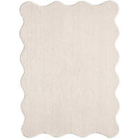 HOCHFLORTEPPICH Antirutsch Uni TIRSO Polyester Beige 120 x 160 cm - Beige, Textil (120/160cm) - KADIMA DESIGN