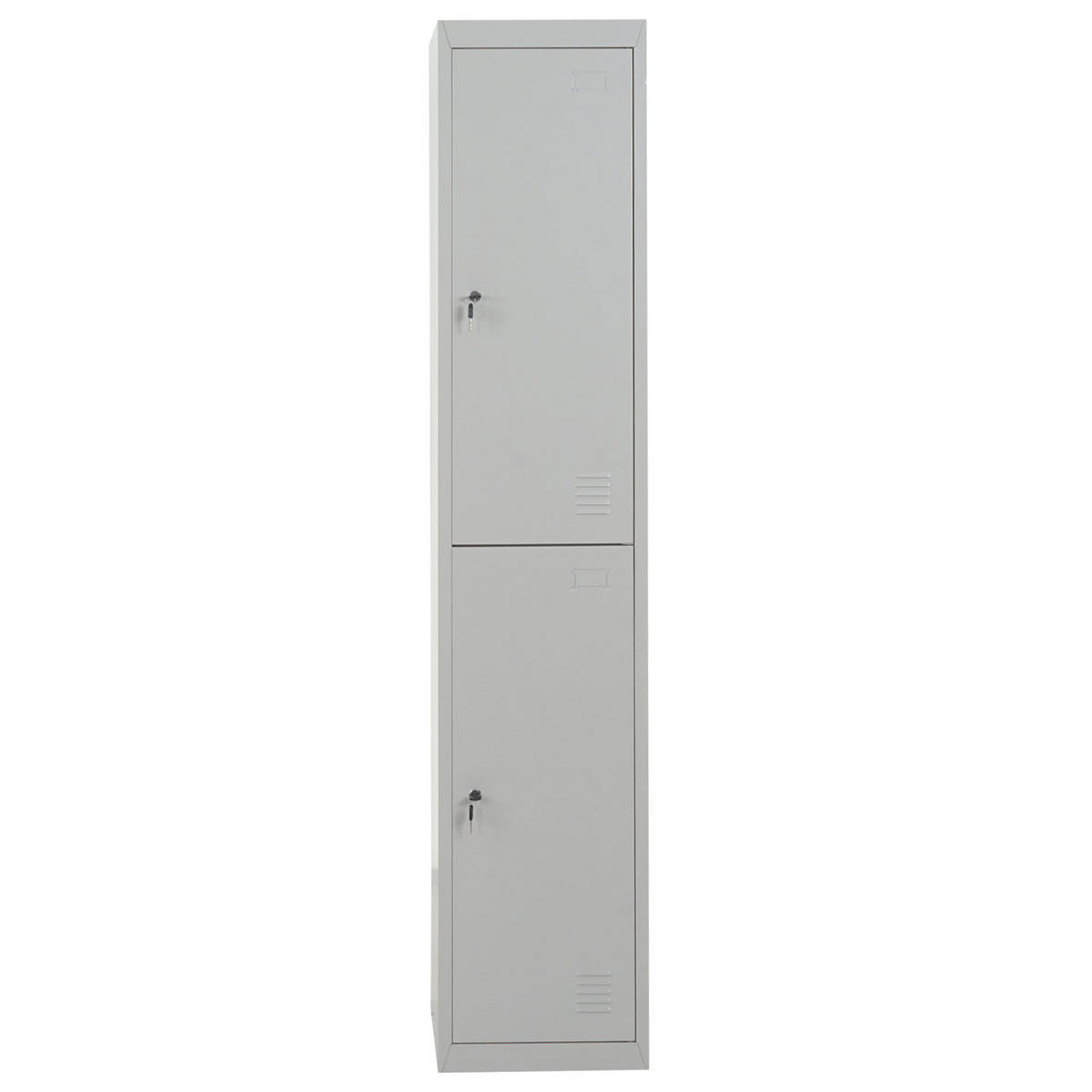 SCHLIESSFACH Grau - Grau, Metall (38/185/45cm) - MCW