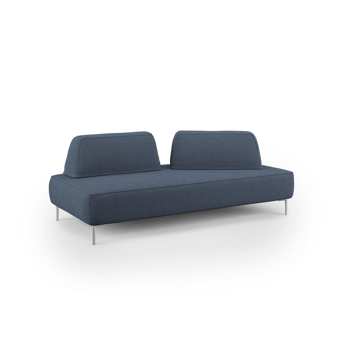 LINEARSOFA Newton - Blau, Textil (212/42/115cm) - Divani.store