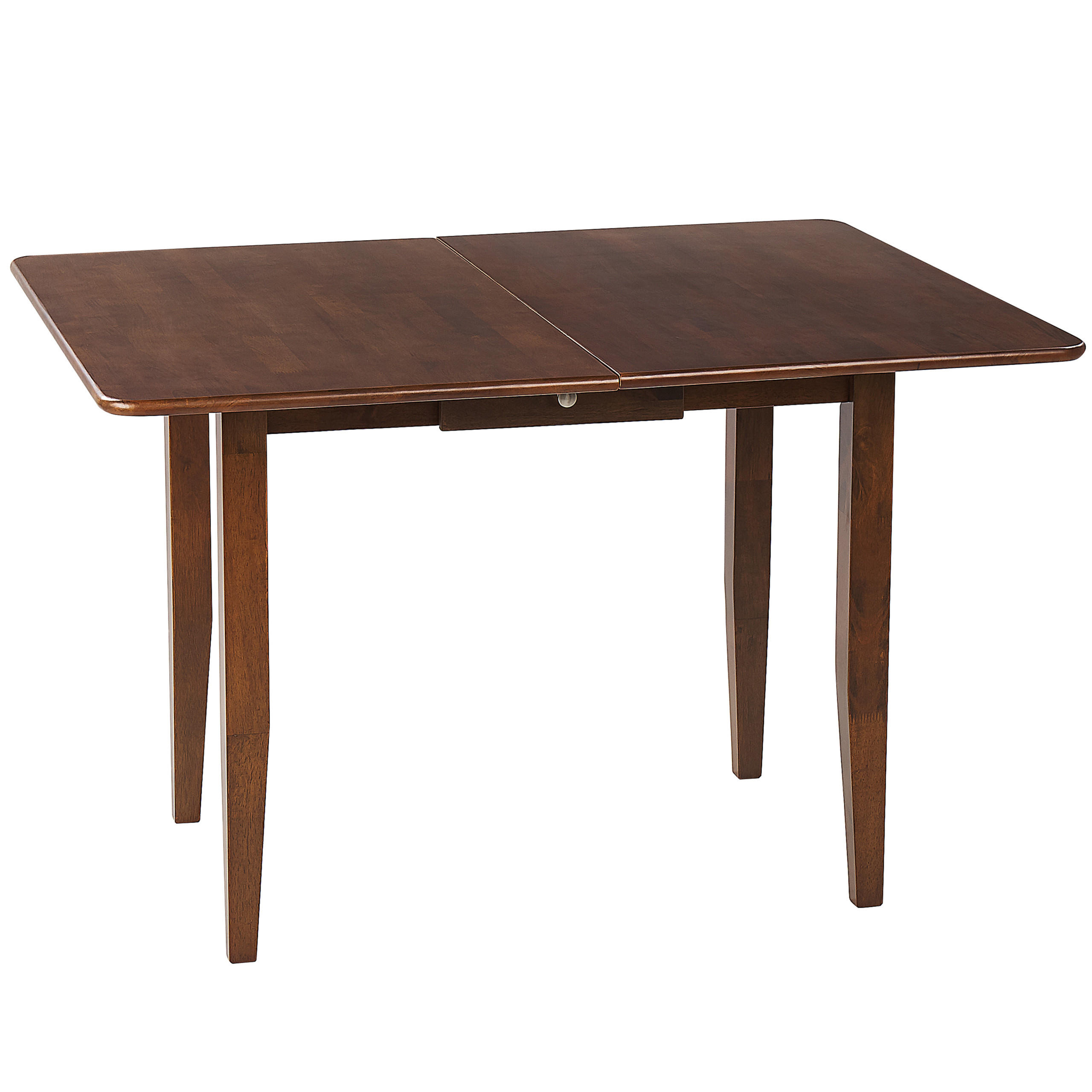 ESSTISCH 90-120/90/76 cm Dunkelbraun Rechteckig Masela - Dunkelbraun, Holz (90/120/76cm) - Beliani