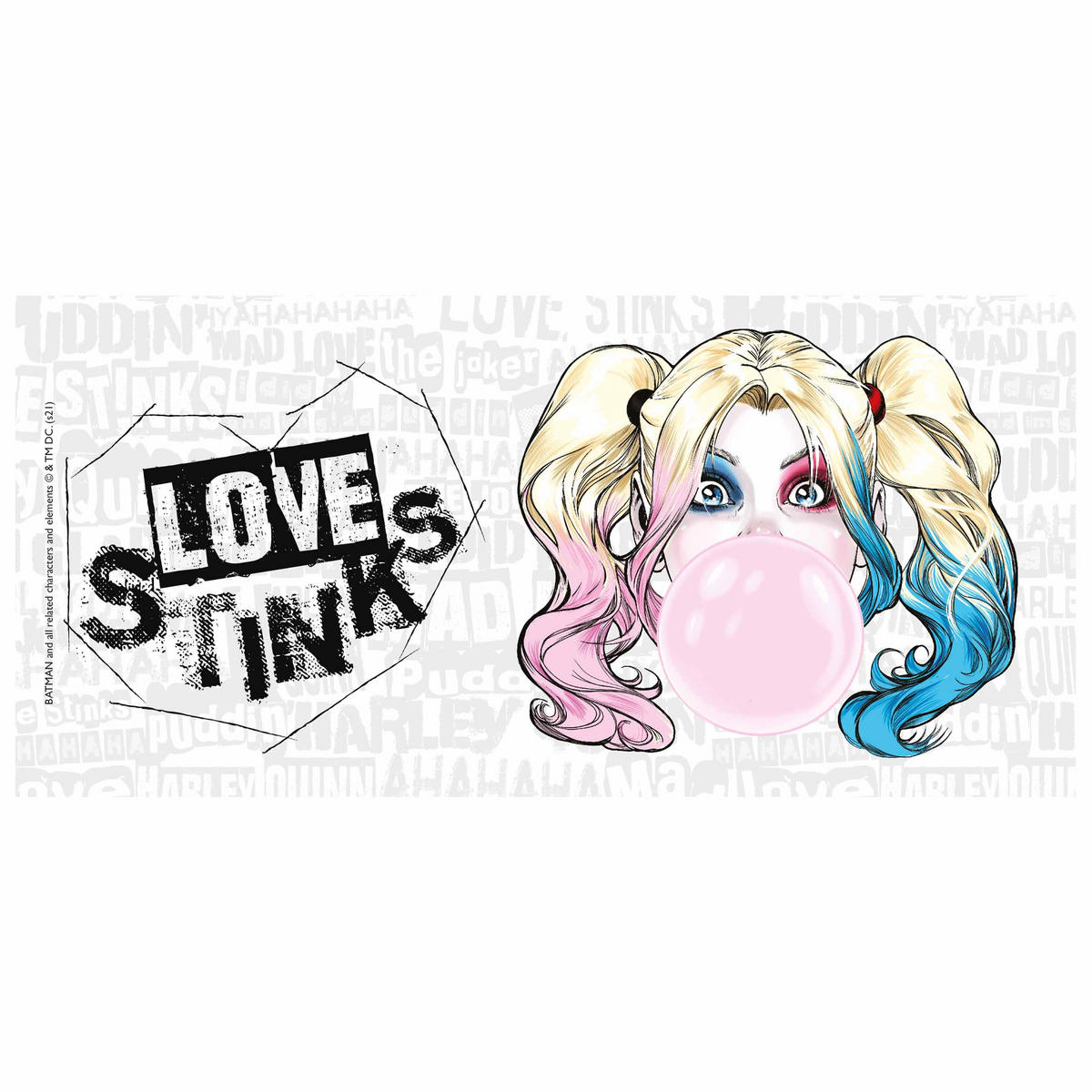 KAFFEEBECHER DC Comics Harley Quinn Love Stinks Rosa 320 ml - Rosa, Keramik (0.32L) - DC Comics