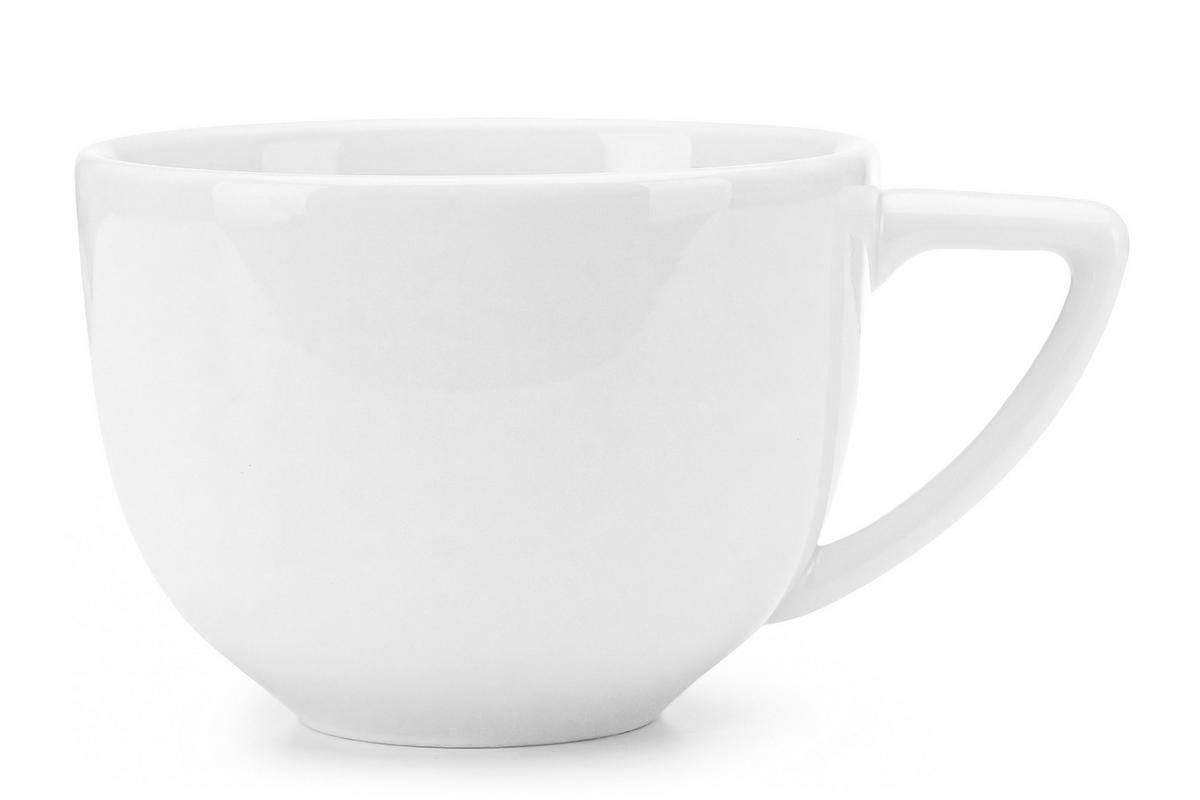 KAFFEETASSENSET CARLINA 12-tlg - Weiß, Keramik (14/2/14cm) - KONSIMO®
