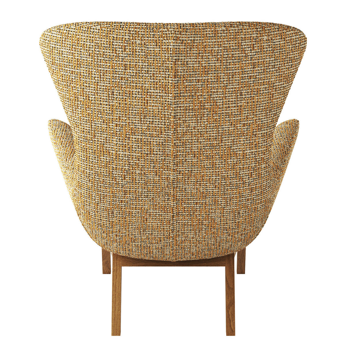 SESSEL mit Holzfüßen - Eichefarben/Honig, Eichenholz/Holz (84/99/96cm) - home24