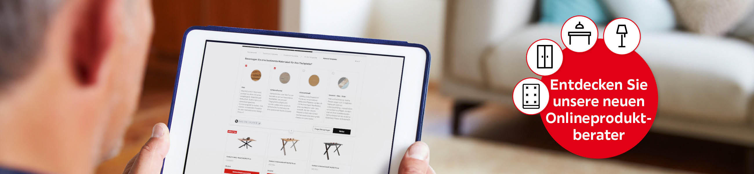 Entdecken Sie unsere Onlineproduktberater 