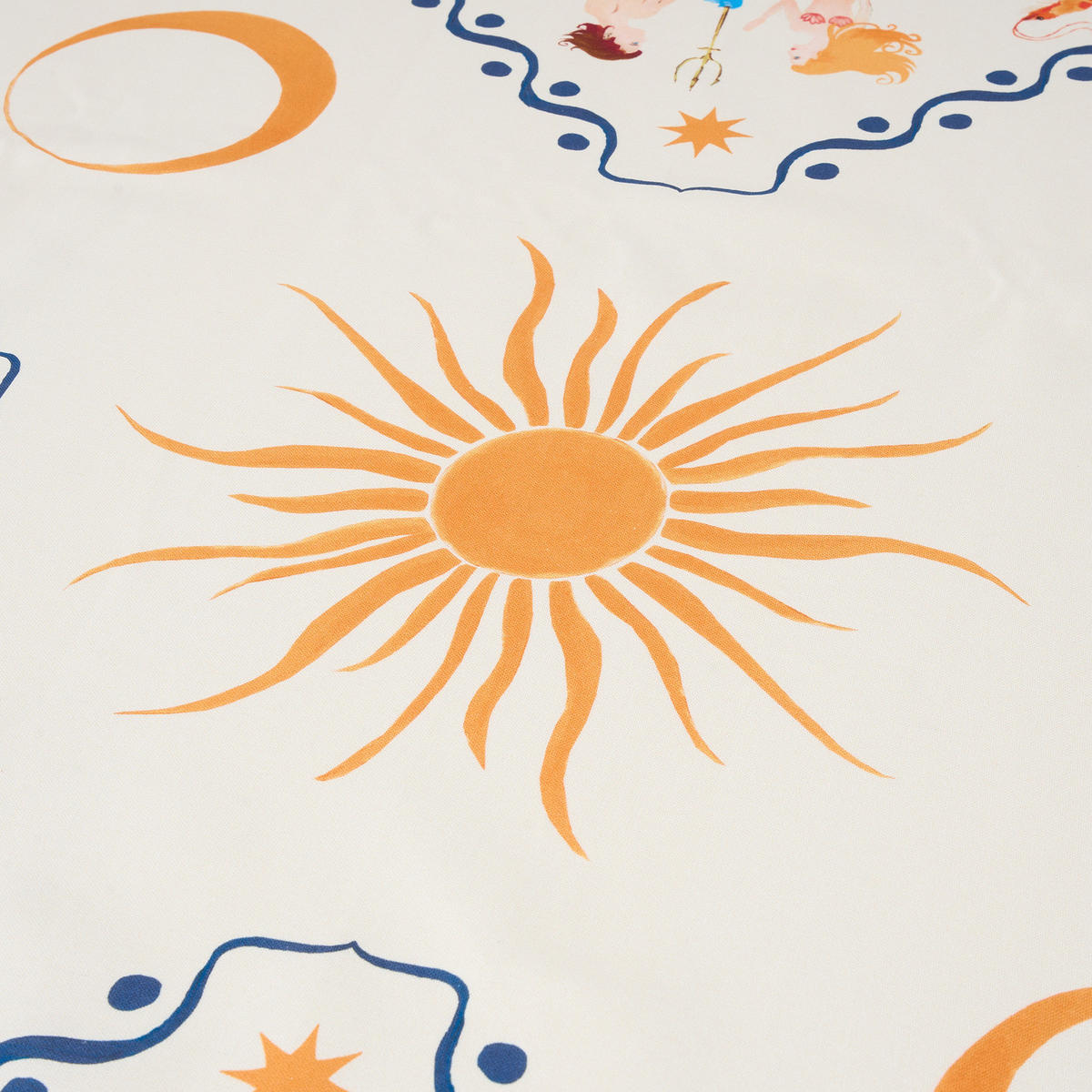 TISCHDECKE Coral Coast 160x160 cm - Multicolor, Textil (160/160cm) - Butlers