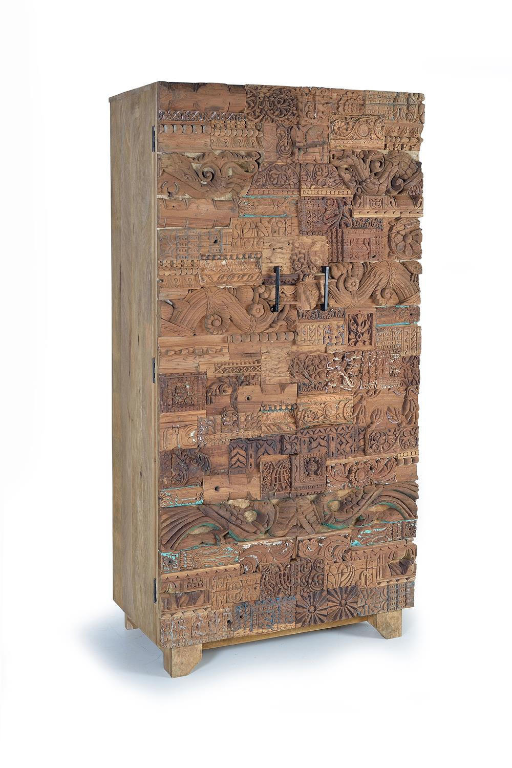 Giner y Colomer Highboard Braun 90x180x50 cm
