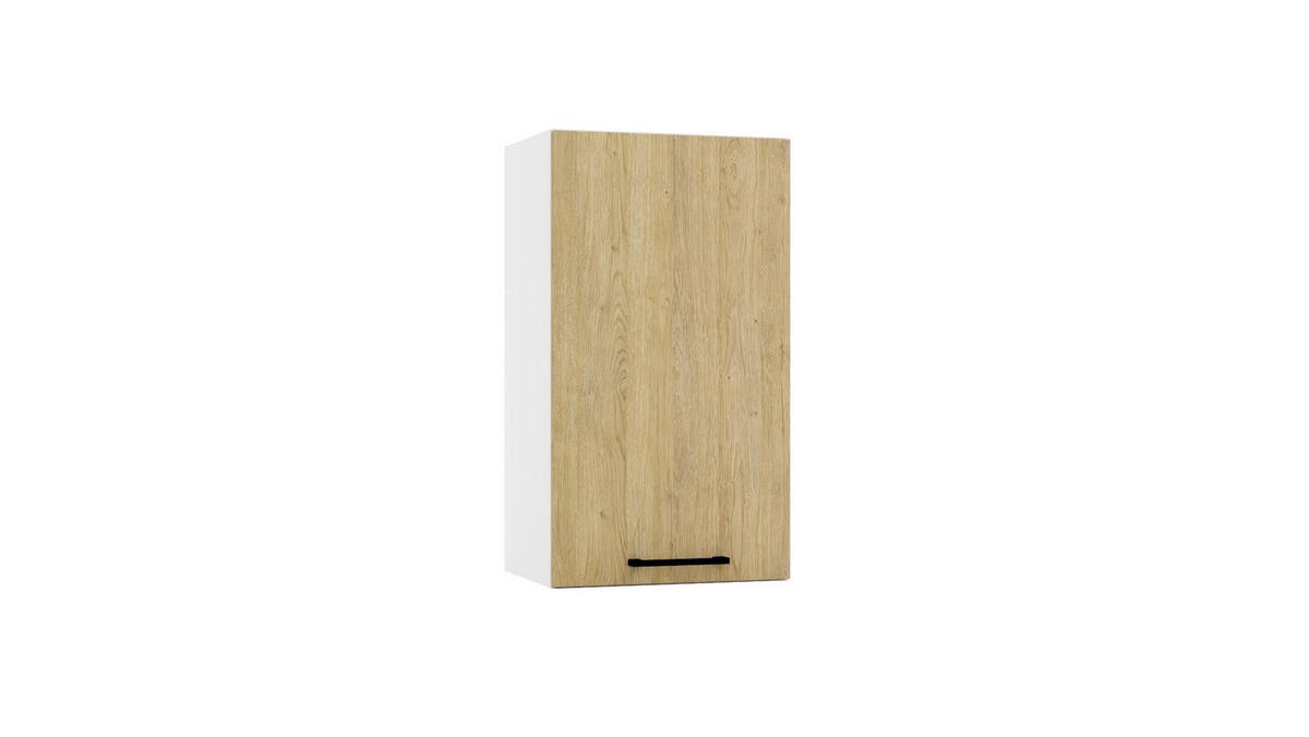 KÜCHENZEILE Dnoria Hellgrau & London Eiche – 240 cm – KS21-G240 – Hellgrau / London Eiche - Eichefarben/Grau, Holzwerkstoff (240/213.3/52.4cm) - ROYAL24_MARKT