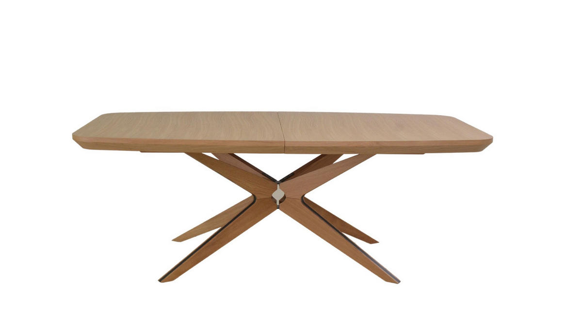 ESSTISCH SOLIDO Ausziehbar 200 - 300 / 110 x 76 cm - Eichefarben, Holz (200/110/76cm) - MASSENO