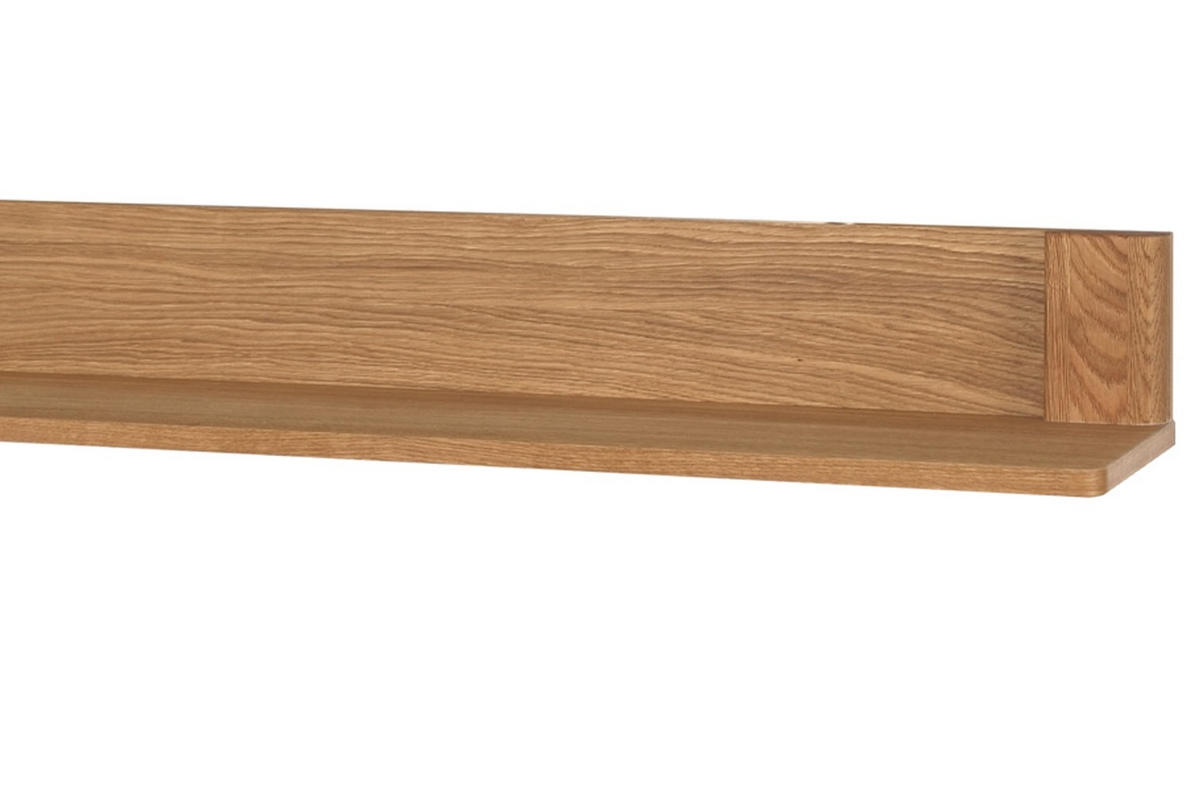 WANDREGAL Latina Honig Eiche 155 cm / 24 cm / 15 cm - Braun, Holz (155/15/24cm) - Feldmann-Wohnen